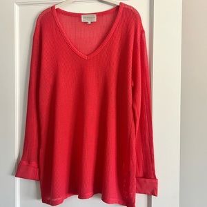 The Breakers size Large cotton mesh top or cover-up lovely for vacation/…